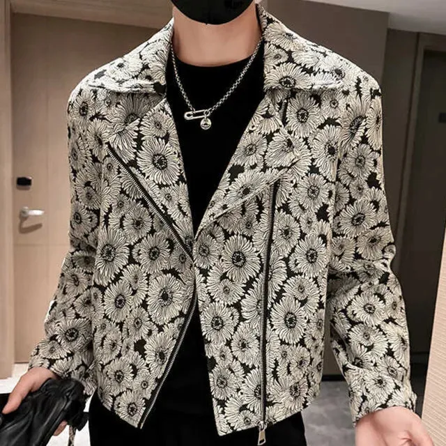 Embroidered Floral Pattern Jacket