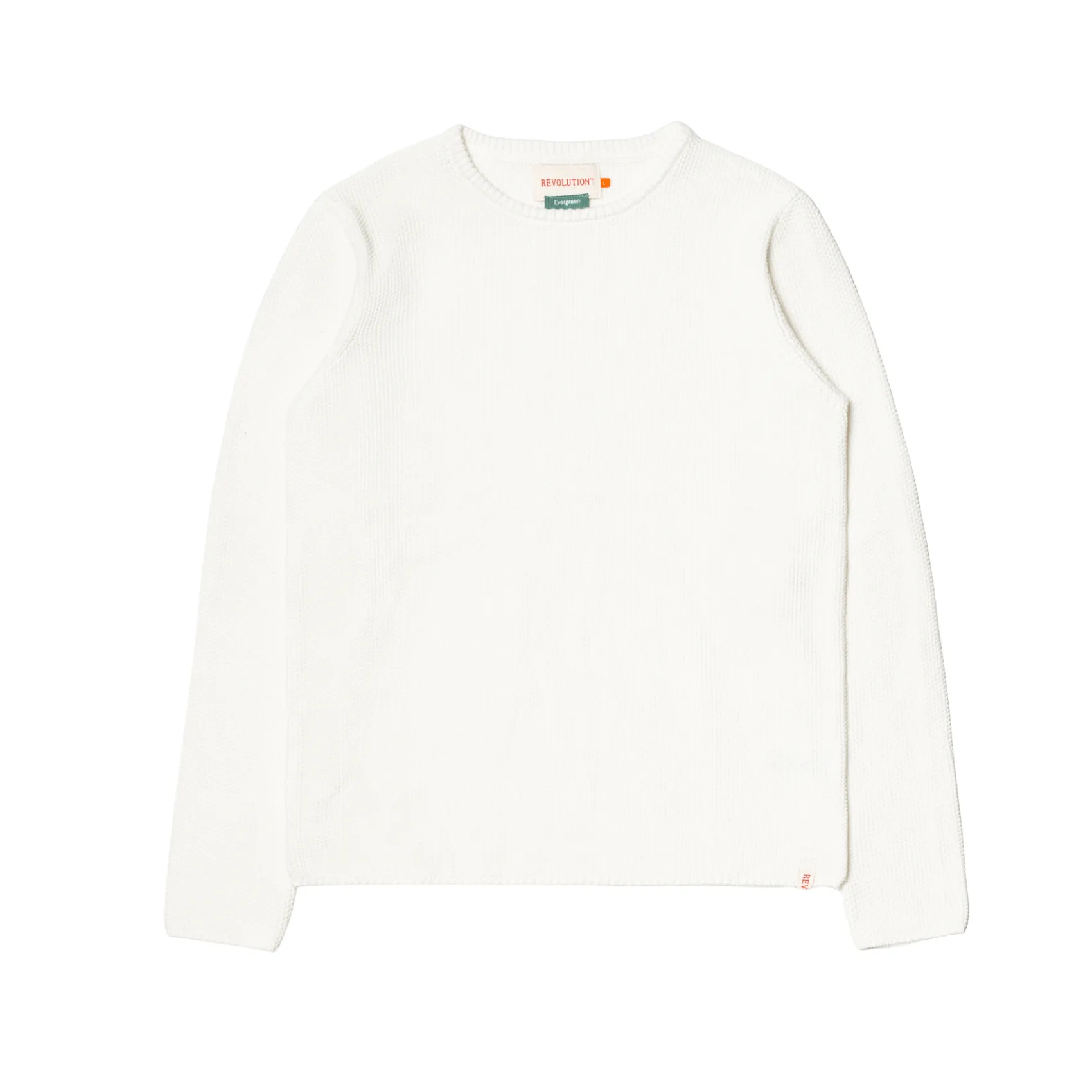 Evergreen Crewneck Knit - White