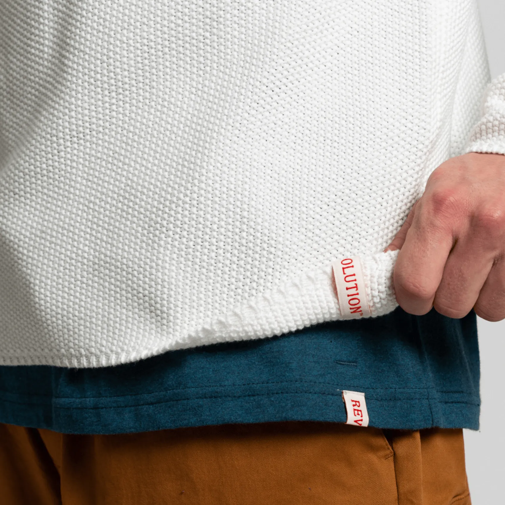Evergreen Crewneck Knit - White