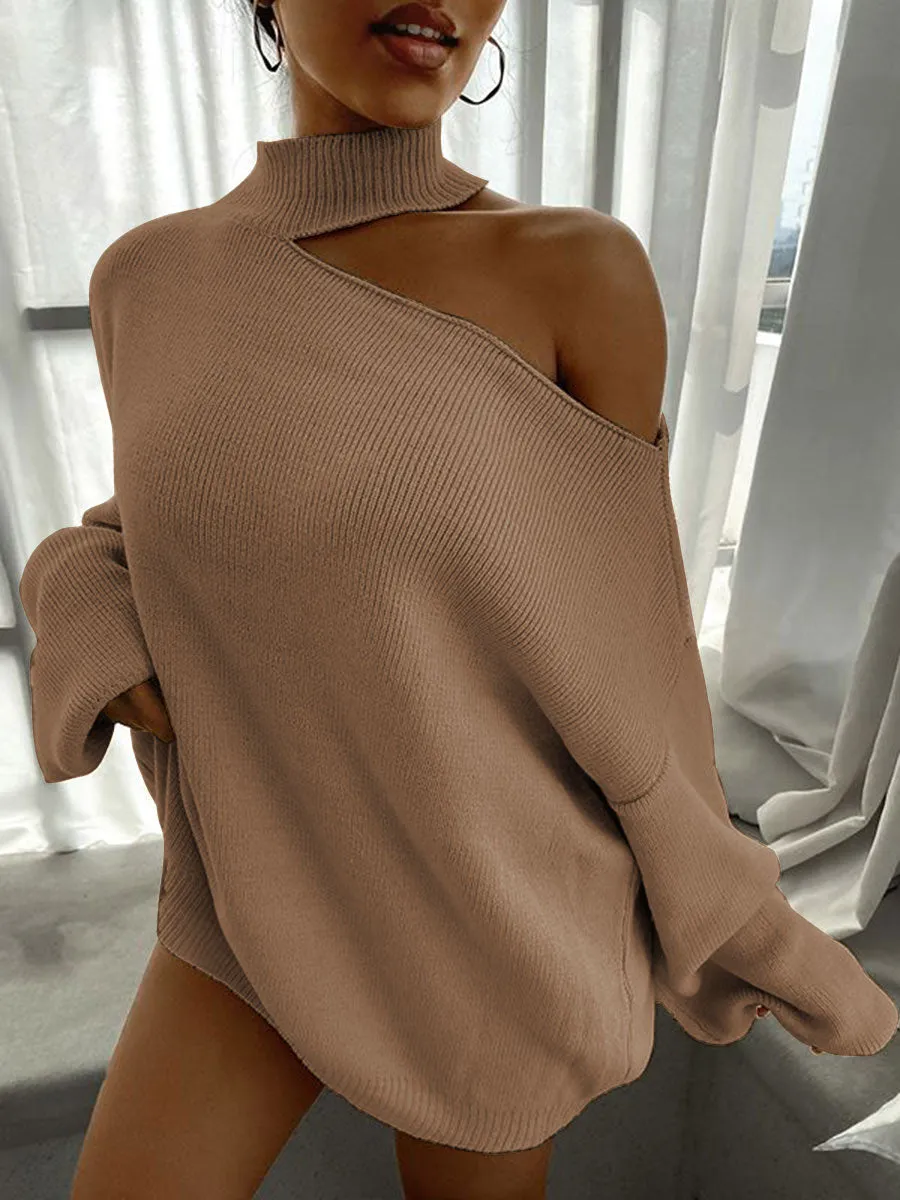 Fashion Casual Loose Knit Sweater