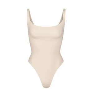 FITS EVERYBODY SQUARE NECK BODYSUIT | SAND