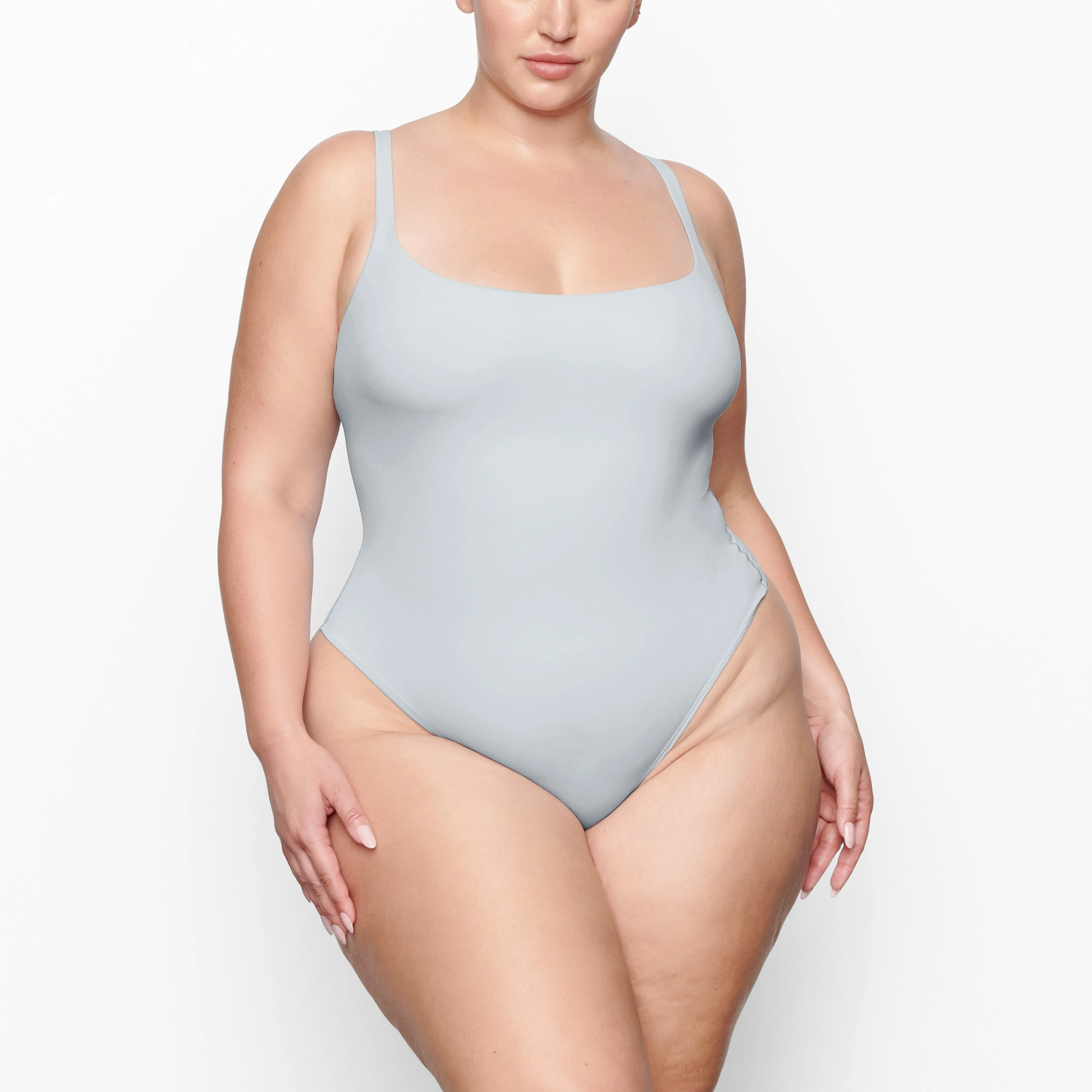 FITS EVERYBODY SQUARE NECK BODYSUIT | SKY