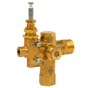 Gas Air Compressor Pilot Unloader Check Valve Combo 95 - 125 PSI 3/4" X 1/2"