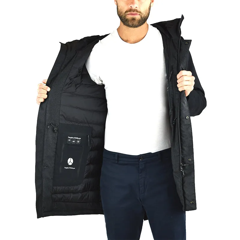 Giaccone Parka PEOPLE OF SHIBUYA PW1077 Nero