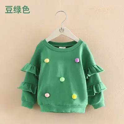 Girls Pom Pom Jumper 2-10 years