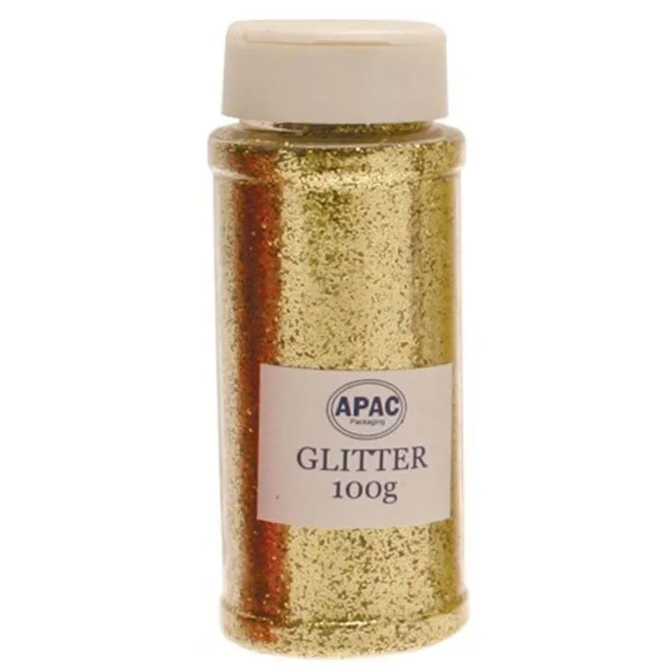 Glitter Bottle Gold 100g