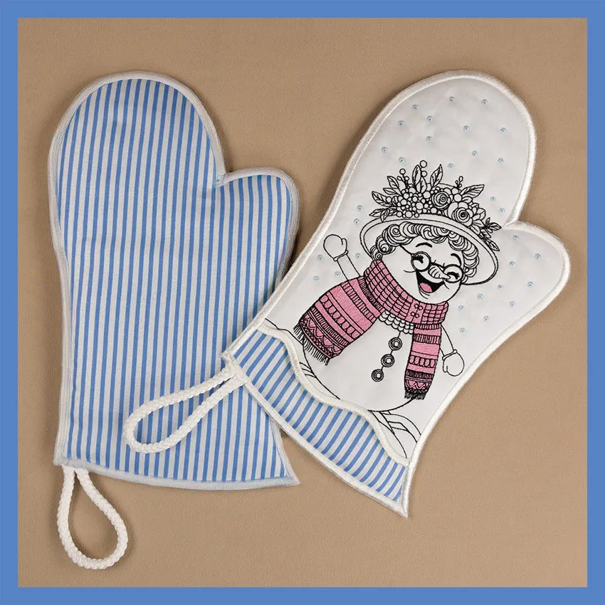Granny and Grampy Oven Gloves