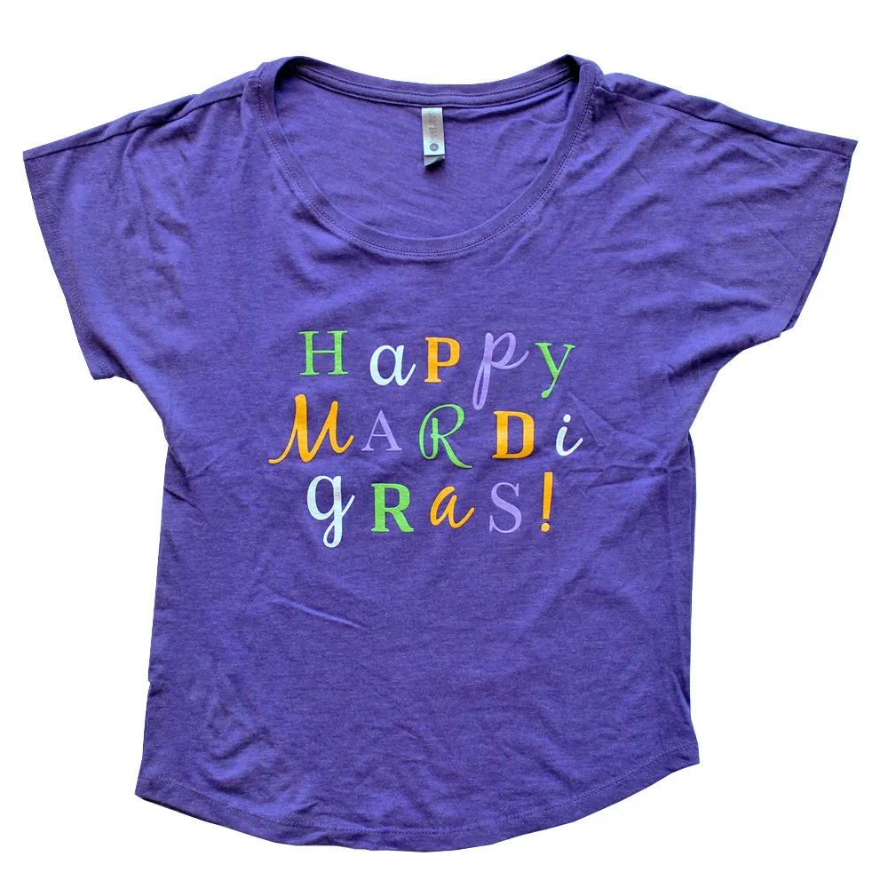 Happy Mardi Gras Graphic Tee