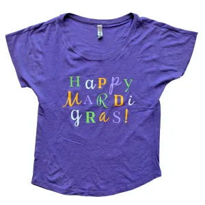 Happy Mardi Gras Graphic Tee