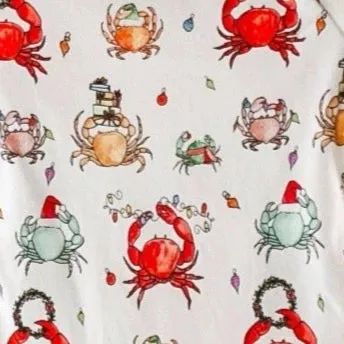 He Sees You When You're Crabby Onesie Bodysuit