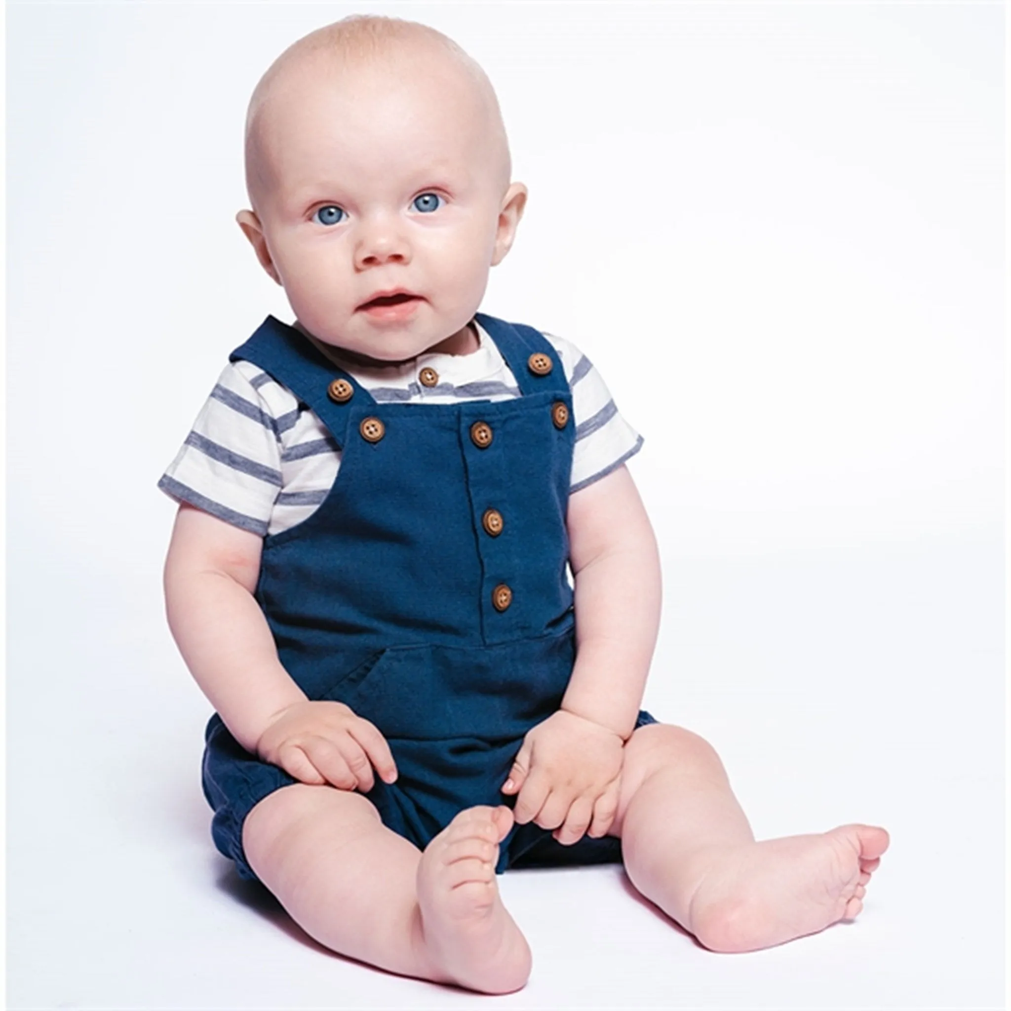 Hust & Claire Baby Marko Overall Blue Moon
