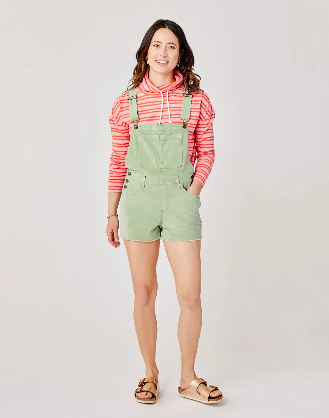 Jason Overall Short: Light Olive