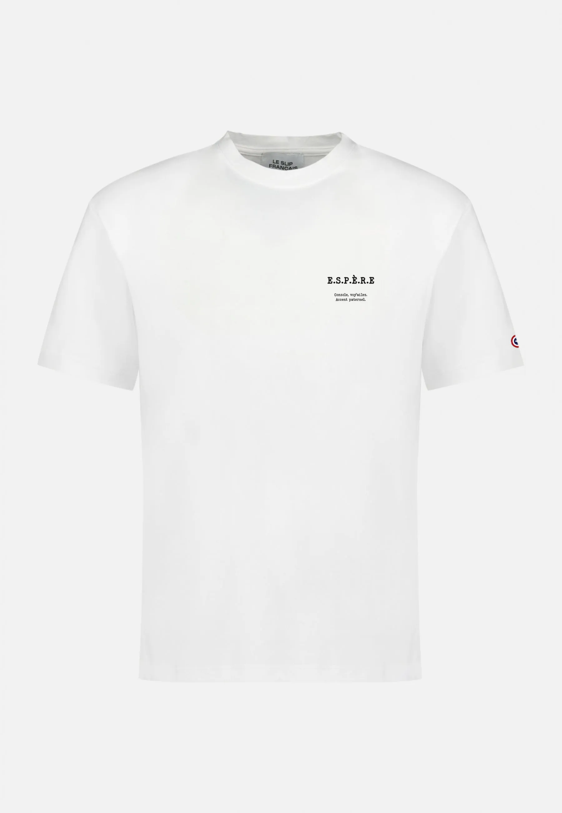 Jean-P Blanc Espère - T-Shirt Mixte Col Rond En Coton