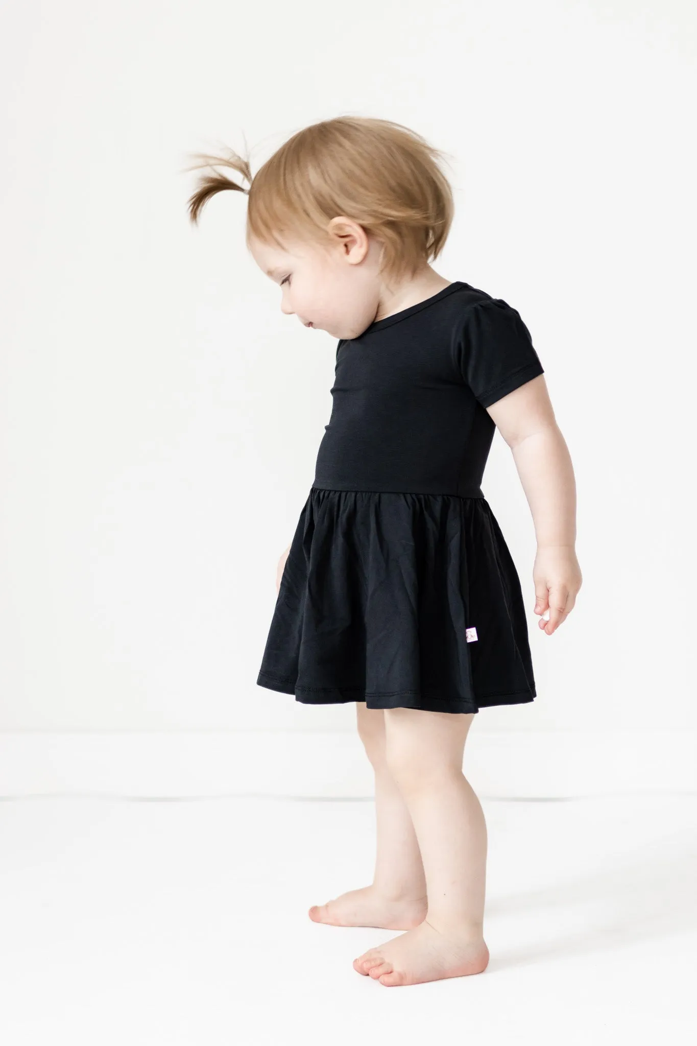 Jet Short Sleeve Bodysuit Twirl Dress
