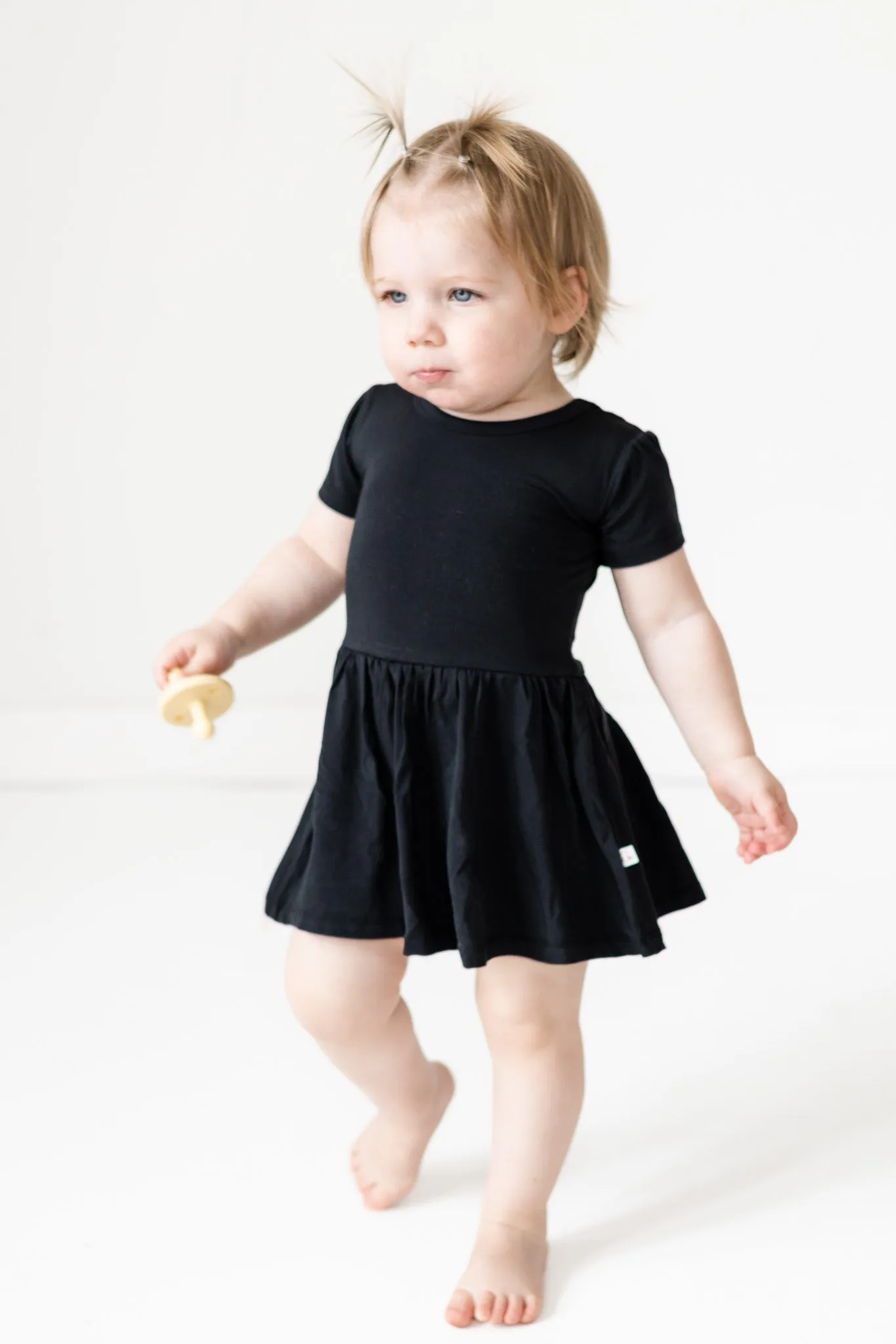 Jet Short Sleeve Bodysuit Twirl Dress