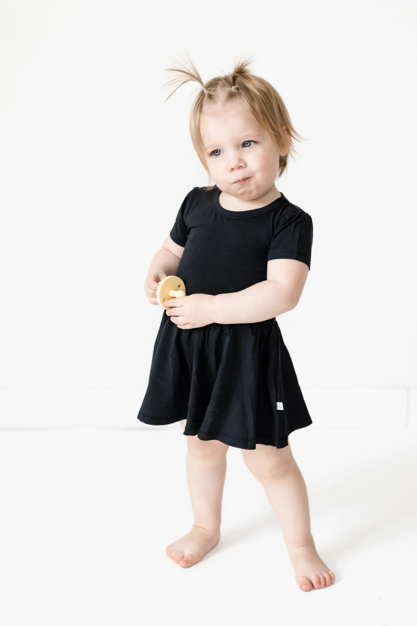 Jet Short Sleeve Bodysuit Twirl Dress
