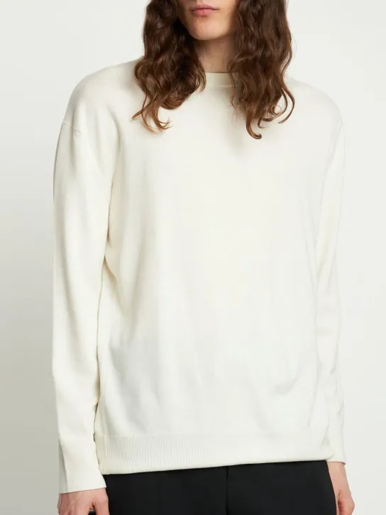 Jil Sander   Superfine wool crewneck jumper 