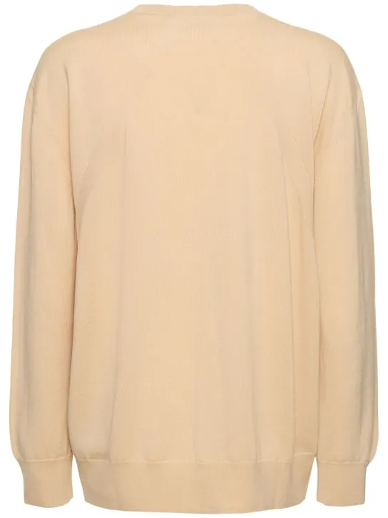 Jil Sander   Superfine wool crewneck jumper 