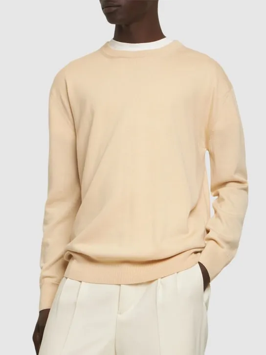 Jil Sander   Superfine wool crewneck jumper 