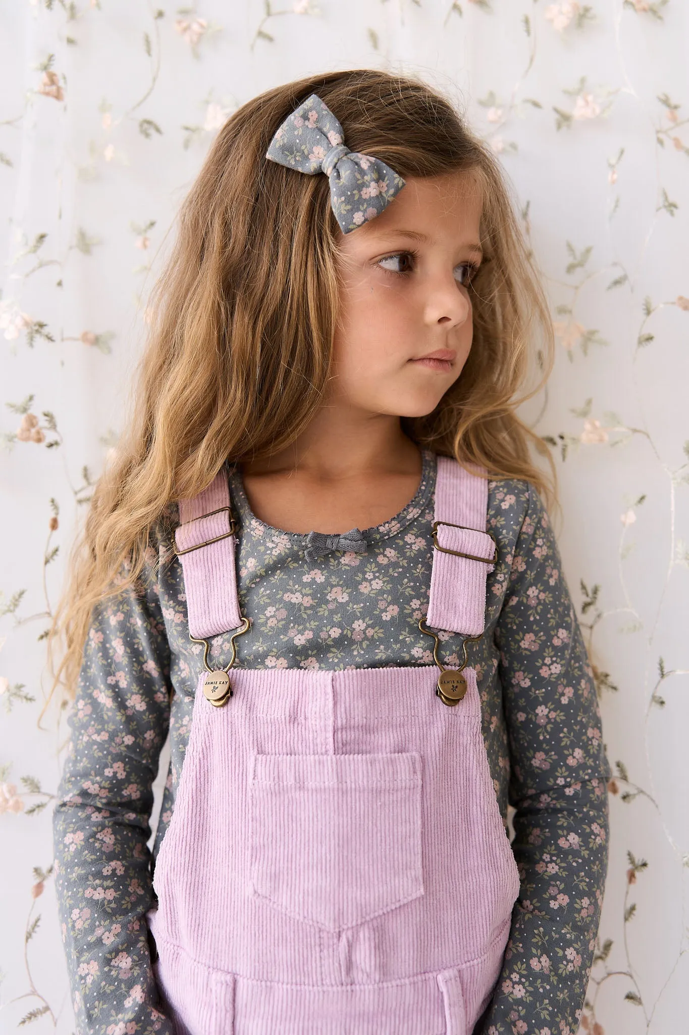 Jordie Cord Overall - Lilac Blush