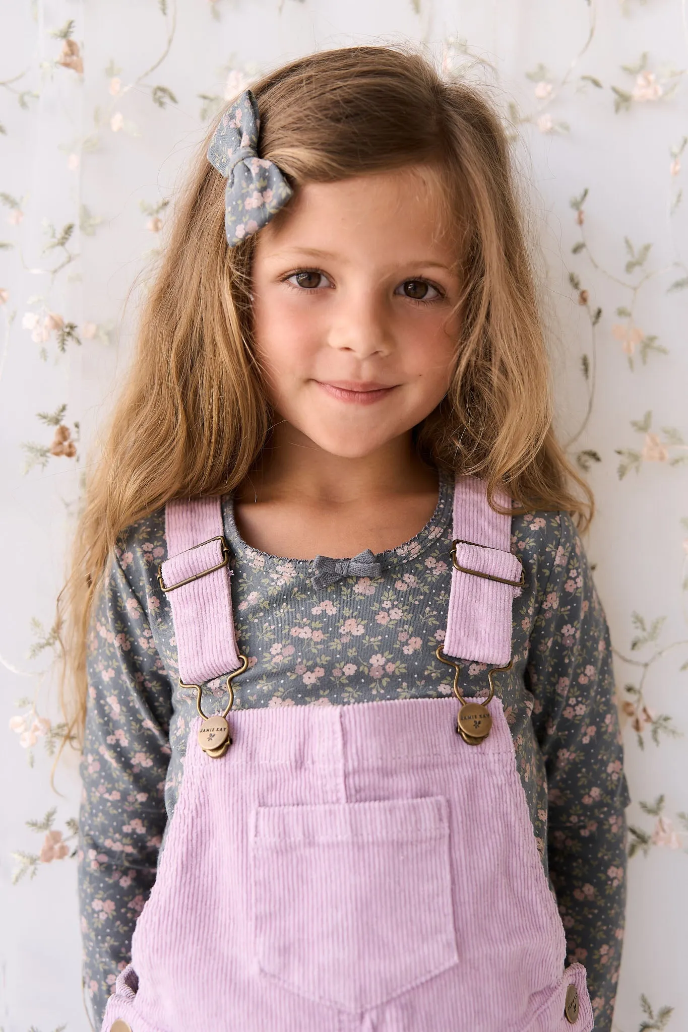 Jordie Cord Overall - Lilac Blush