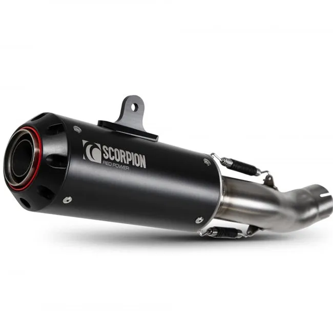 Kaw ZX10R 18- Red Power Slip-on Bk Ceramic Scorpion (PKA113BCER)