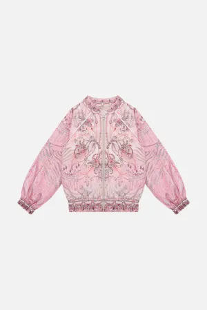 KIDS SELF COLLAR BOMBER JACKET 4-10 STARSHIP SISTAS
