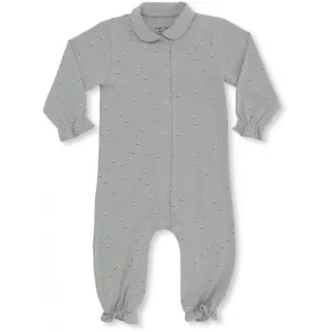 Konges Slojd Onesie with collar in Mille Marine, French Blue