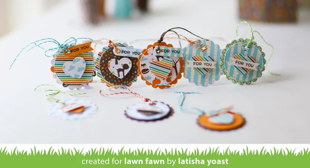 LAWN FAWN: Scalloped Circle Gift Tag | Lawn Cuts Die