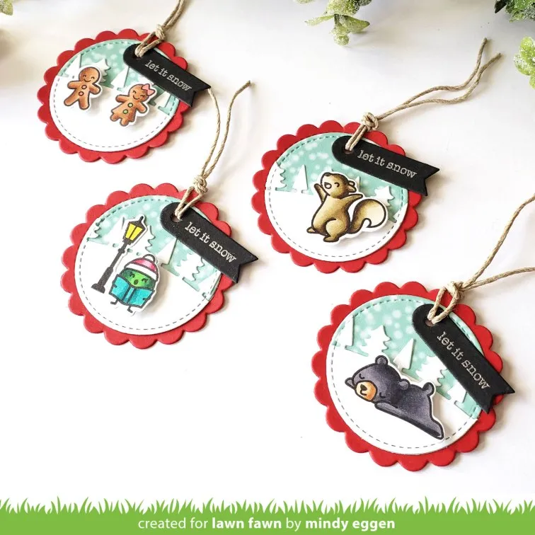 LAWN FAWN: Scalloped Circle Gift Tag | Lawn Cuts Die