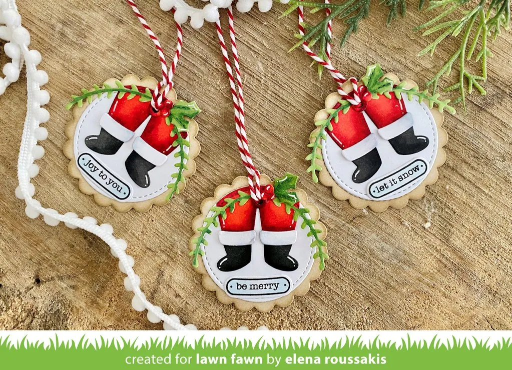 LAWN FAWN: Scalloped Circle Gift Tag | Lawn Cuts Die