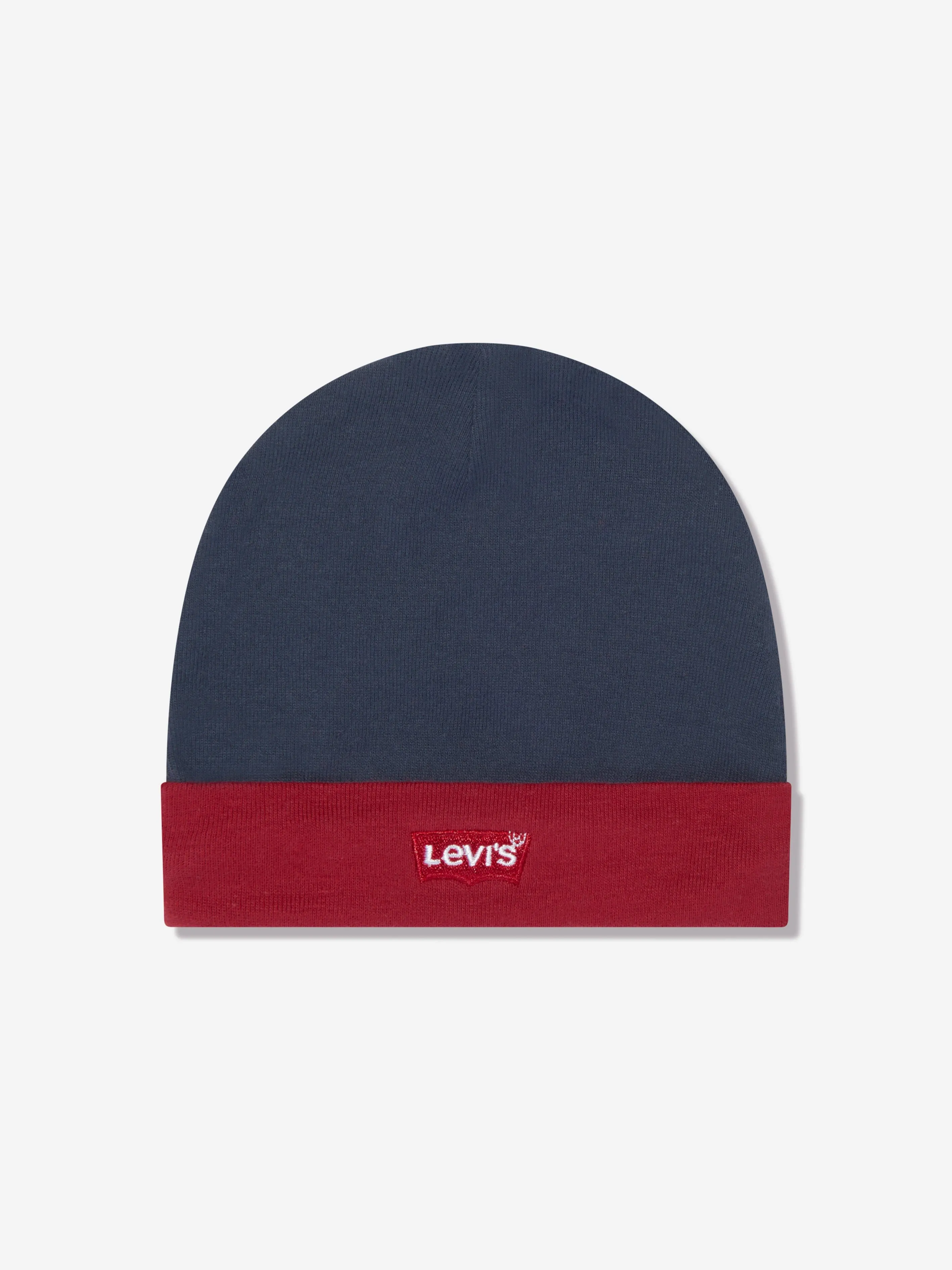 Levi's Baby Batwing Onesie Hat and Bootie Set in Navy