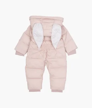 Light Mauve Bunny Puffer Overall