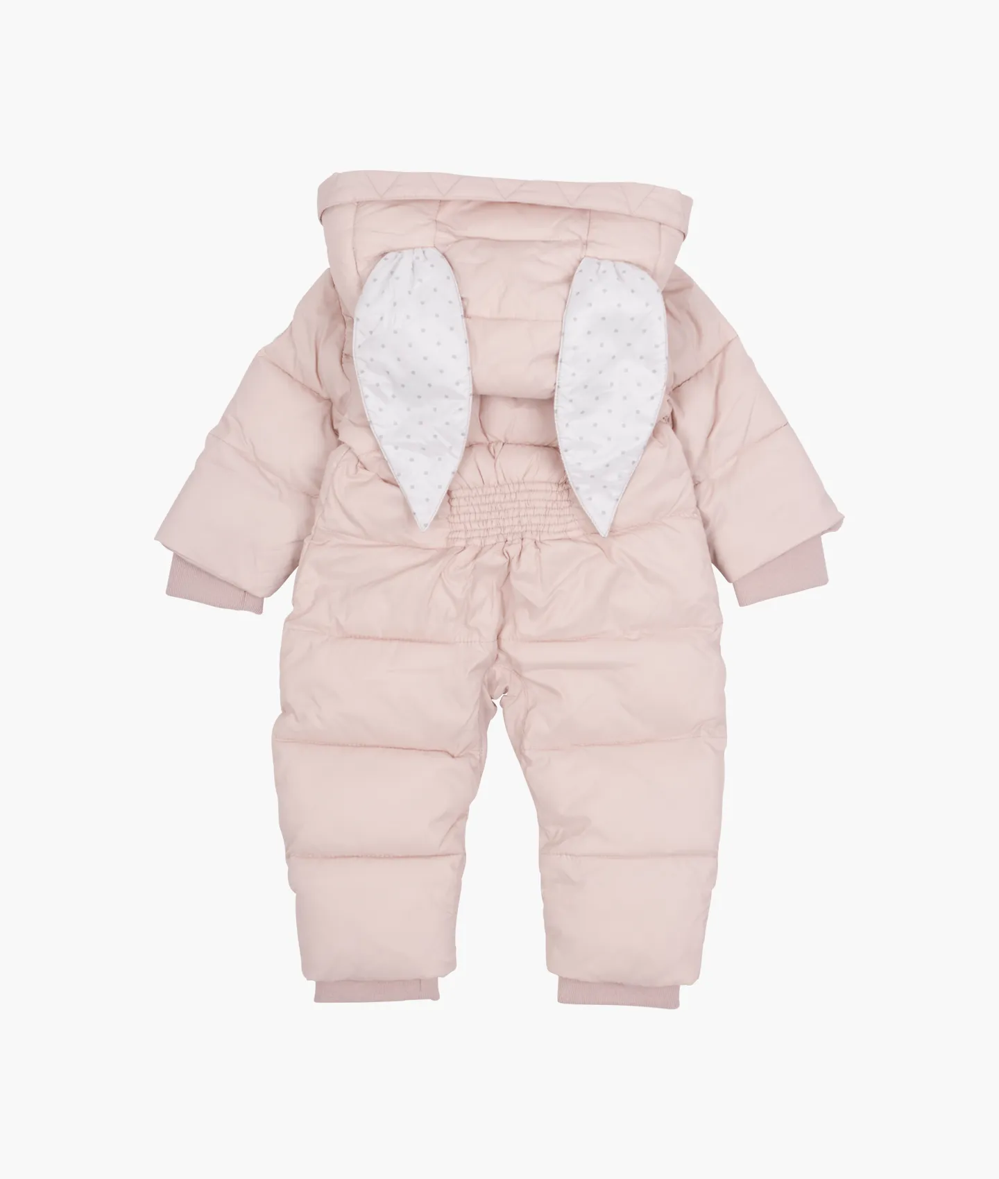 Light Mauve Bunny Puffer Overall