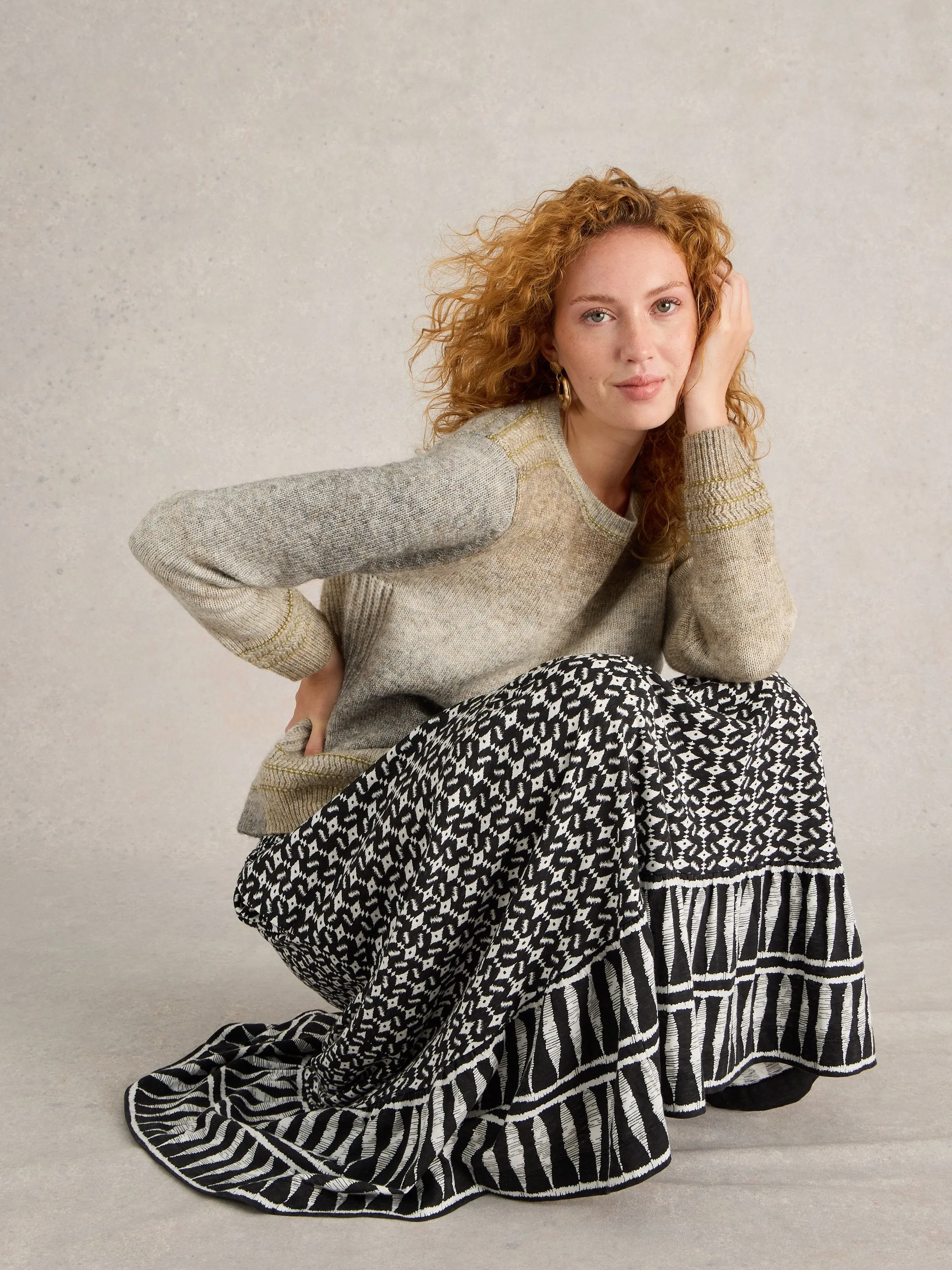 Lilbet Jumper - Natural Multi