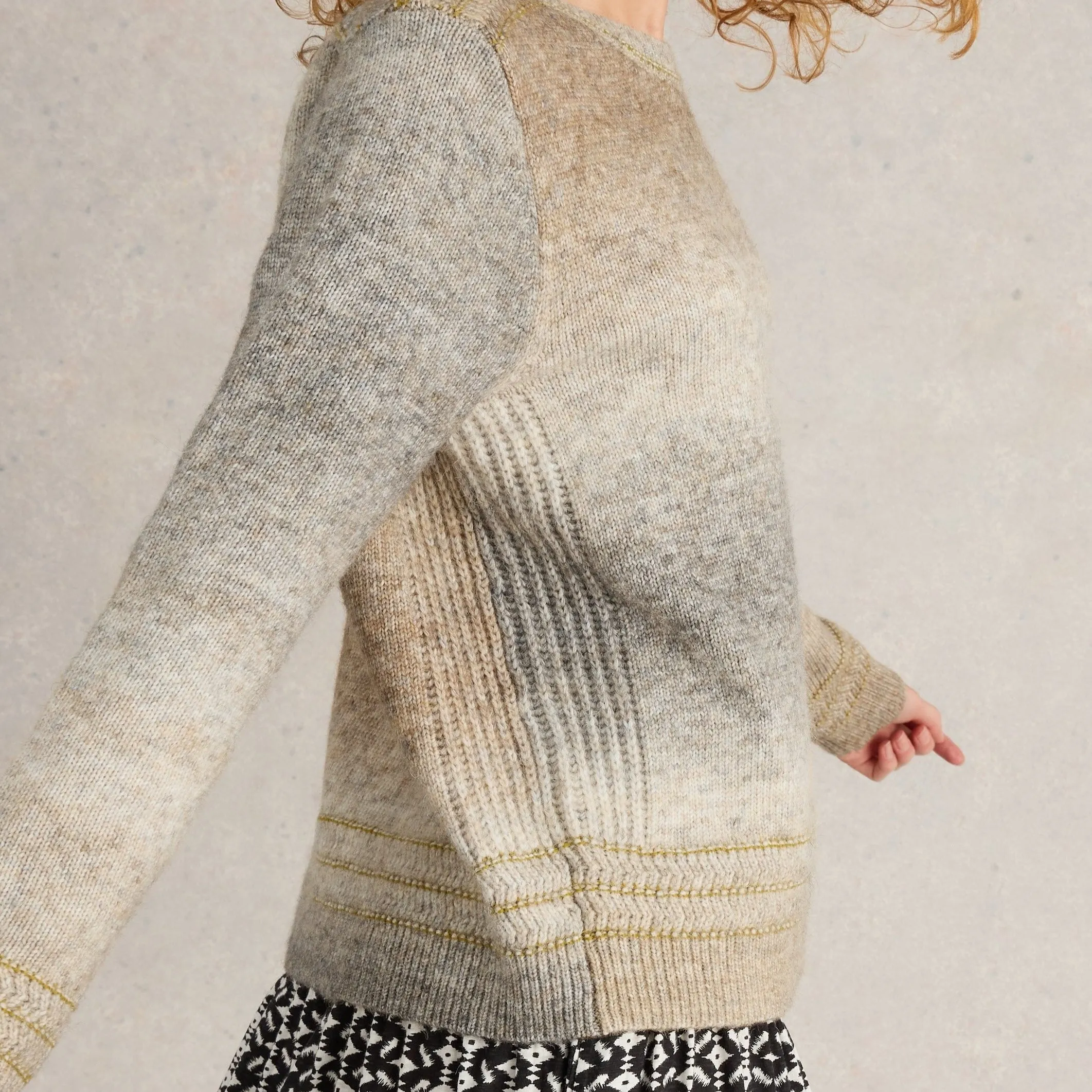 Lilbet Jumper - Natural Multi