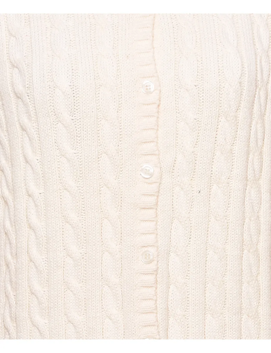 L.L. Bean Cable Knit Jumper - M