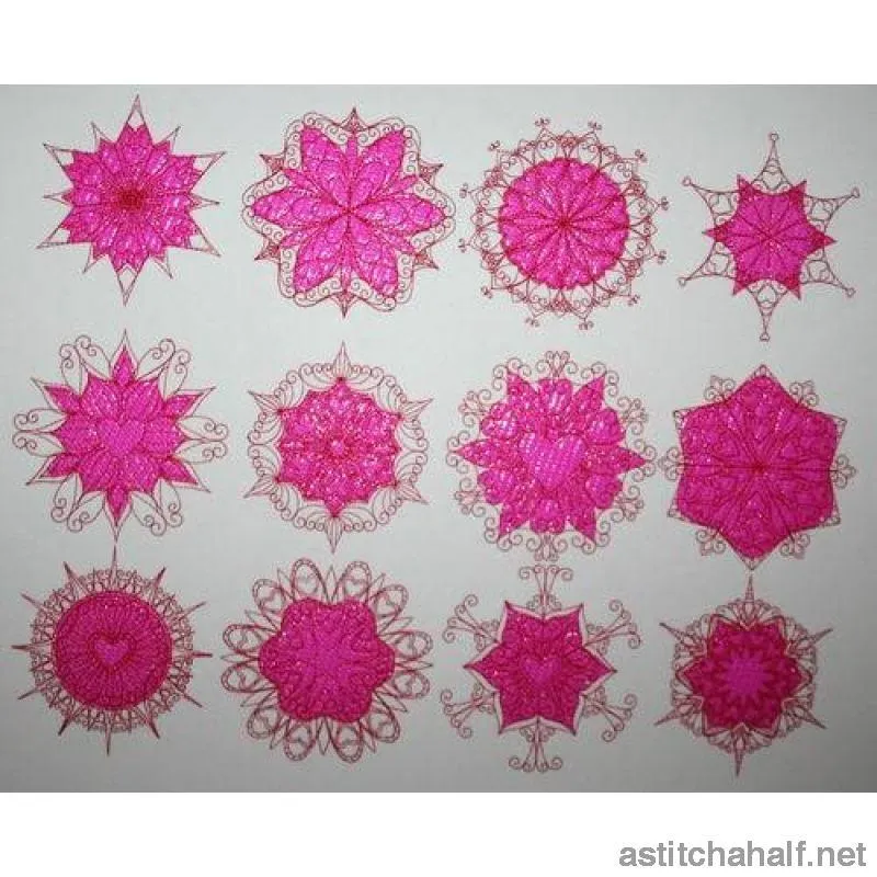Lovely Snowflakes with Mylar Combo