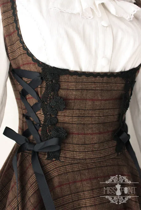 mocha forest cake overall dress