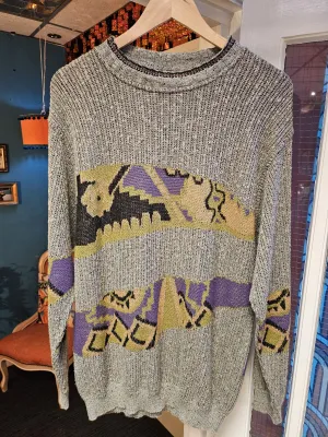 Mode Monte Carlo Geometric Pattern Jumper - M/L
