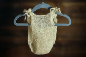 Mohair Bodysuit - Beige