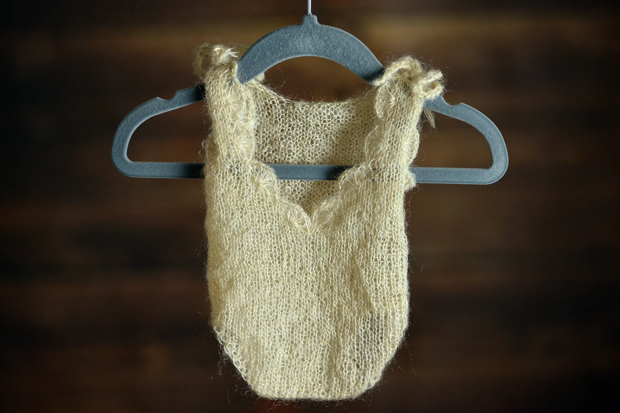 Mohair Bodysuit - Beige