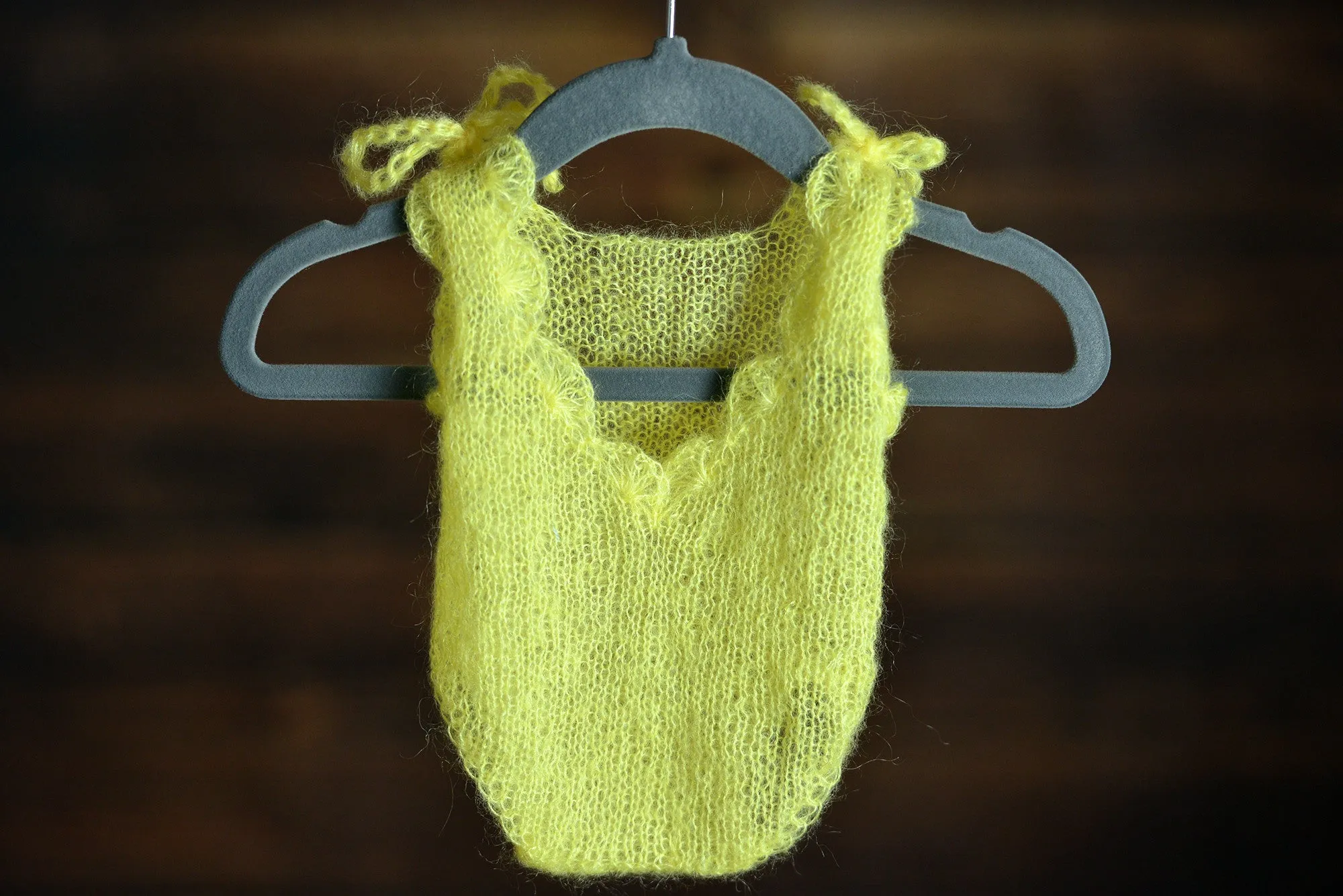 Mohair Bodysuit - Yellow