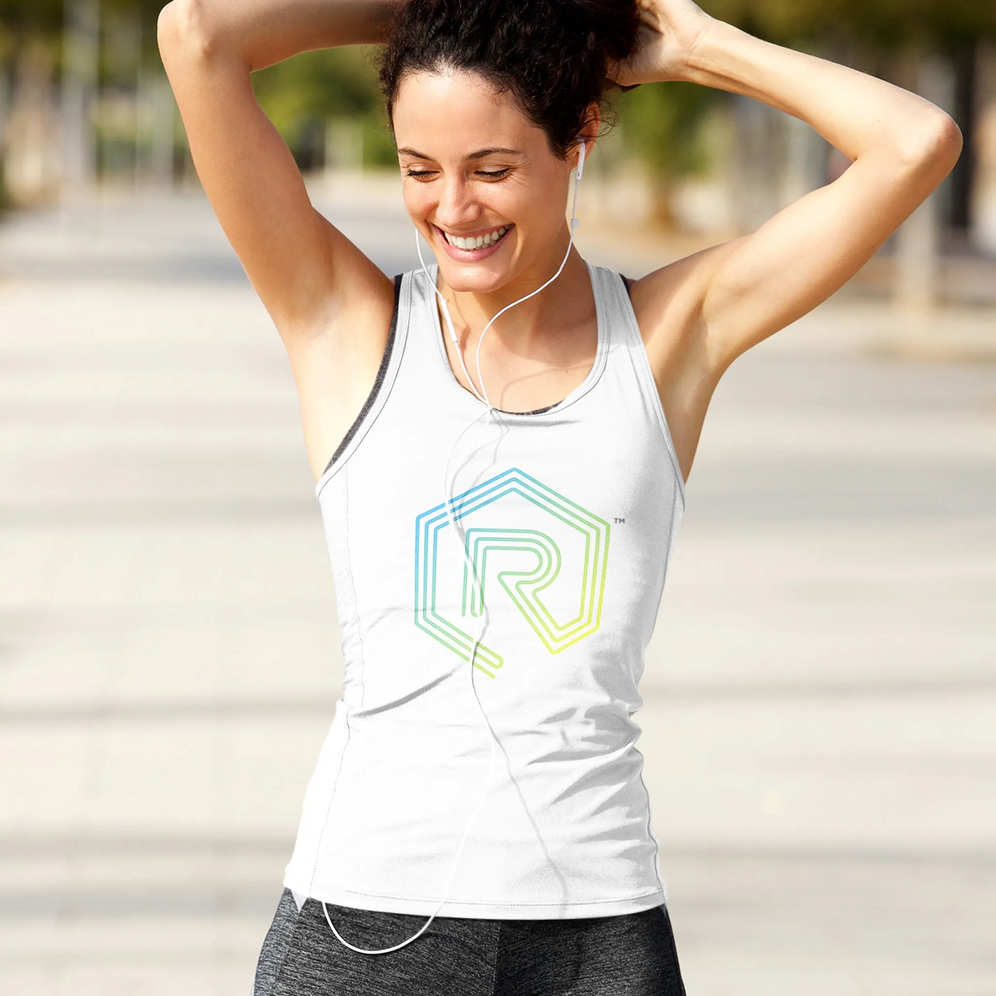 Neon Sign Rollacrit Logo Muscle Tank