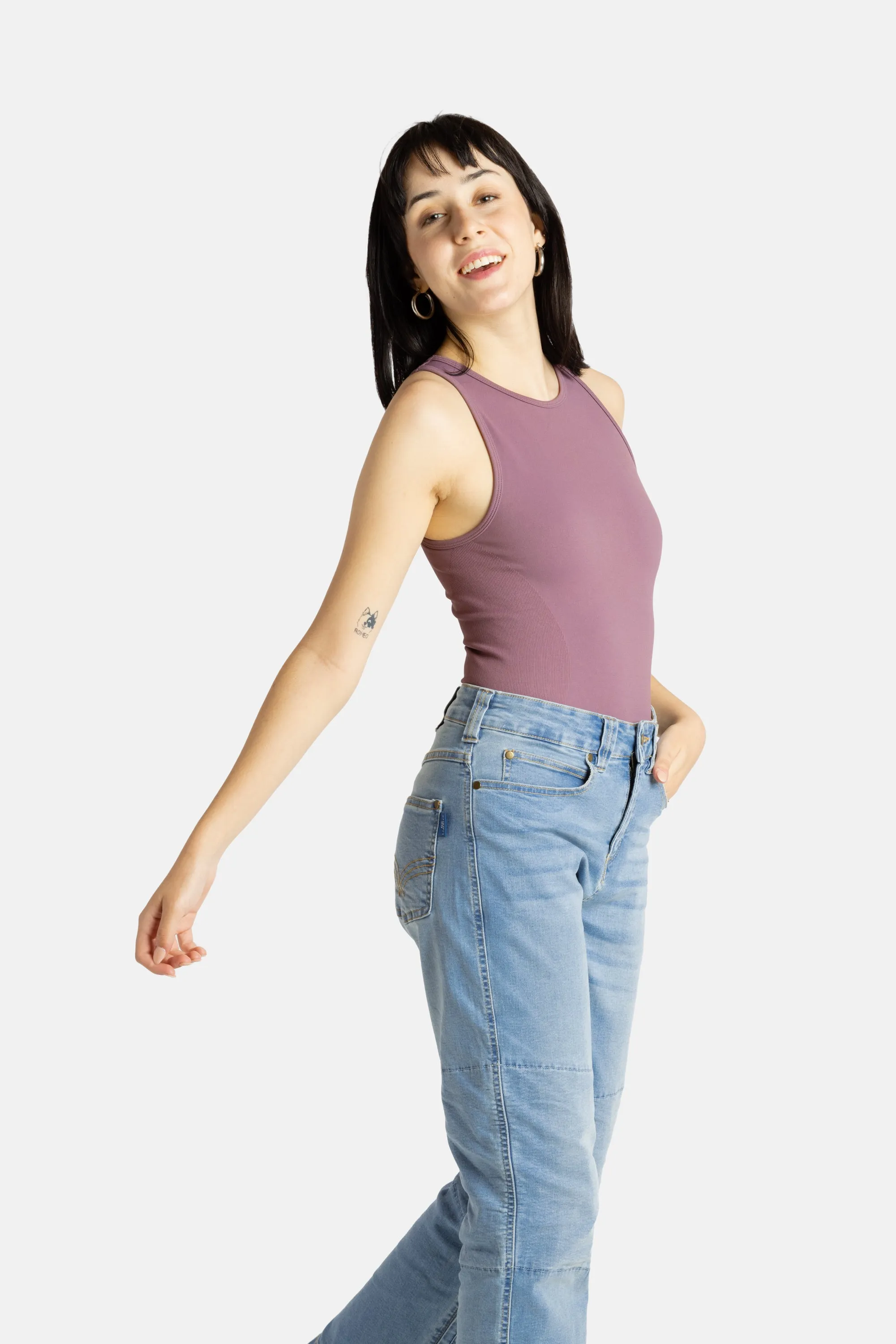 No Limbits Adaptive Women's Mauve Sensory Compression Tank