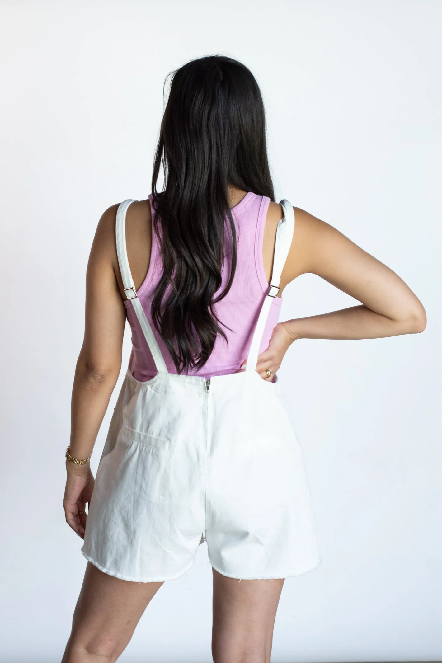 Not My Concern White Overall