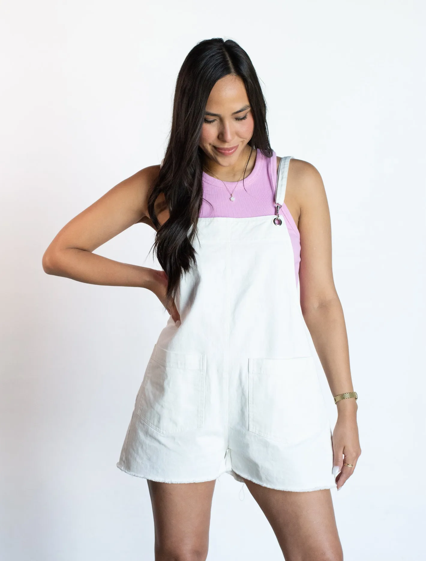 Not My Concern White Overall