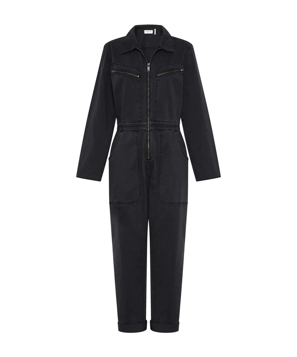 ONE TEASPOON Womens Black Olivia Overall