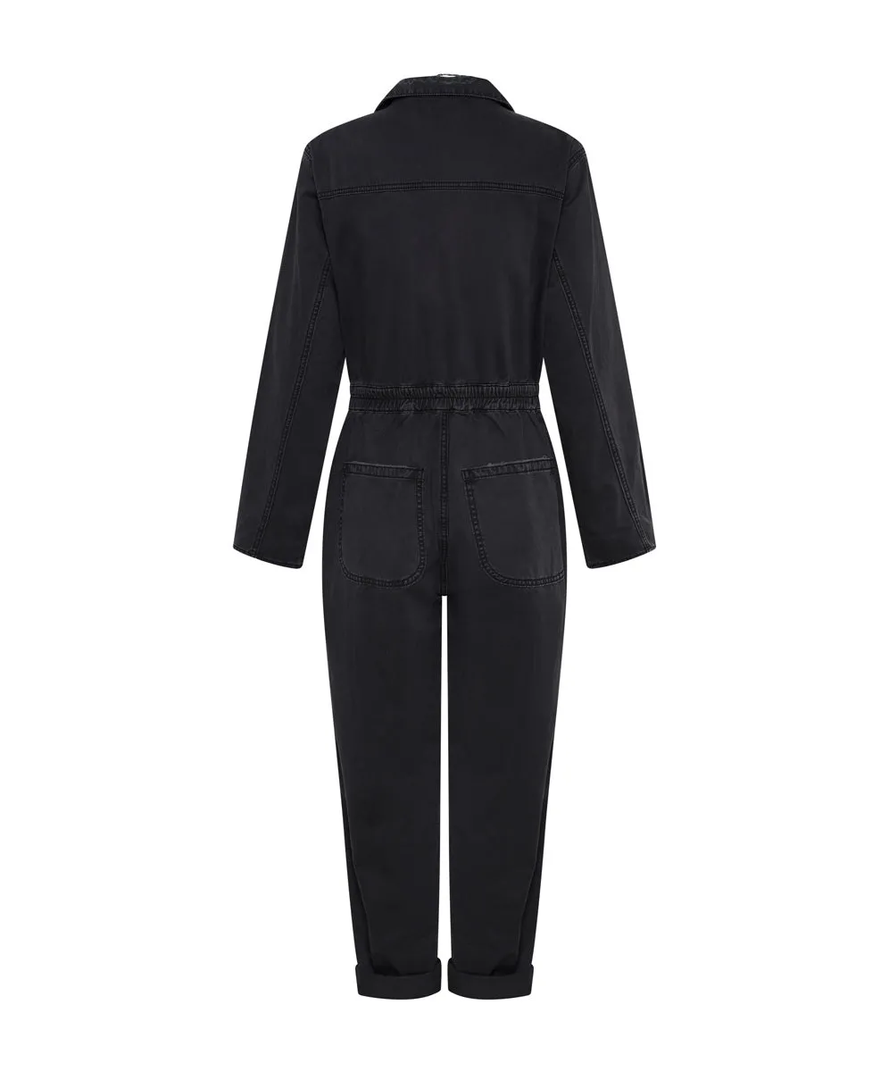 ONE TEASPOON Womens Black Olivia Overall