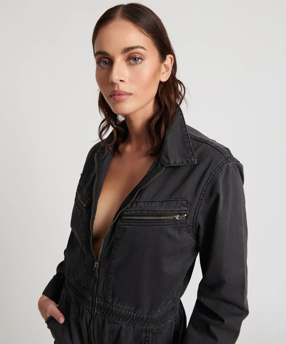 ONE TEASPOON Womens Black Olivia Overall